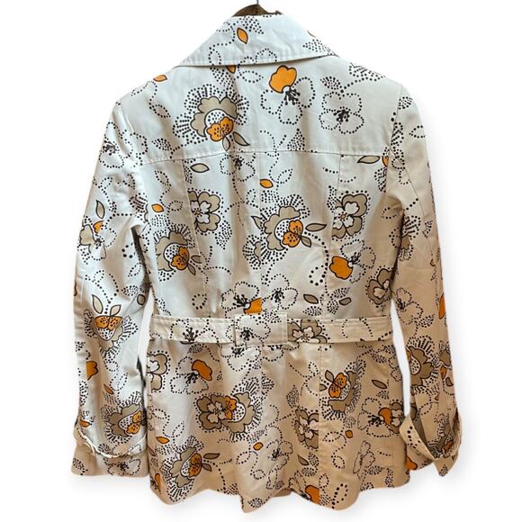 Vera Moda Floral Aman Short Trench Coat - Picture 2 of 6